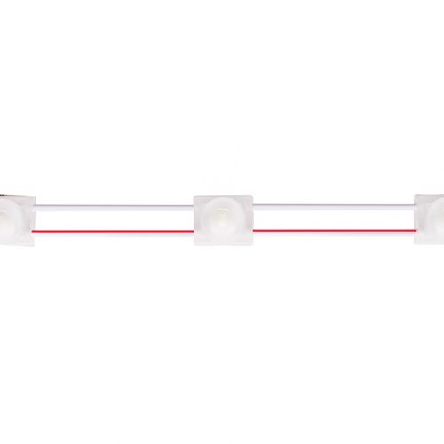 LED modulis 12 Vdc ar lēcu 160° vēsi balts, MINI LEDM-1-2835W