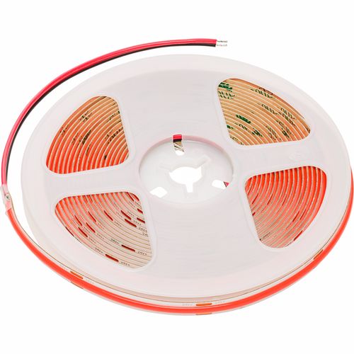 LED sloksne, 24Vdc, 11W/m, COB 480LED/m, sarkana, IP20, 180° COB-R480-11-24