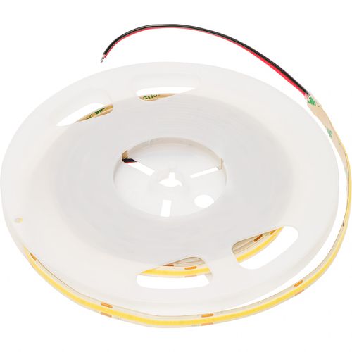 LED sloksne, 24Vdc, 11W/m, COB 480LED/m, 775lm, silti balta 3000K, IP65 ūdensnecaurlaidīga, 180°. COB-WW480-11-24WP