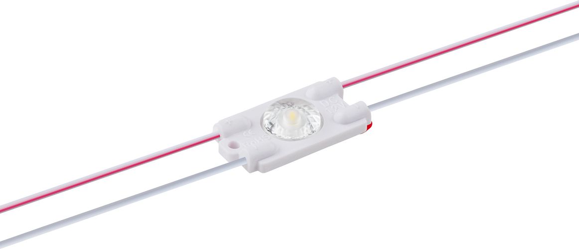 LED modulis 12V 0,5W, ZELTS, 170°, IP67, LEMLUX LM-1050-G