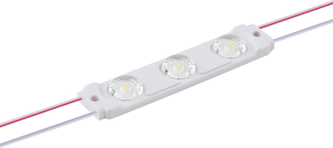 LED modulis 12V 1,5W, 186lm, silti balts 3000K, 170°, IP67, LEMLUX. LM-3150-WW
