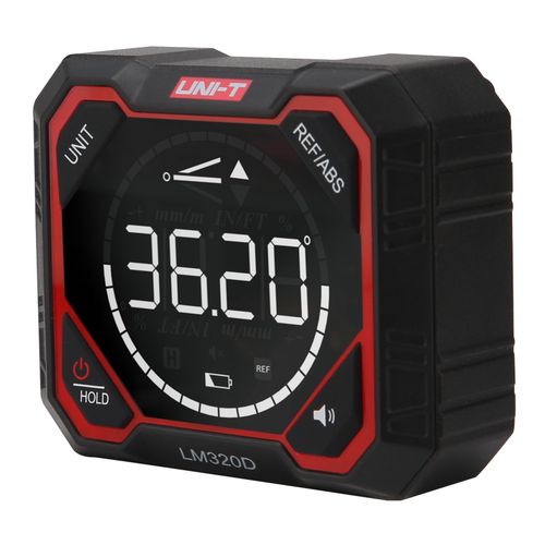 Leņķa mērītājs, 4 × 90° ; Li-ion ; Divpusēji magnēti, UNI-T LM320D 6935750532430