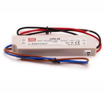 Impulsu barošanas avots LED 24V 0.75A IP67 MEAN WELL LPH-18-24