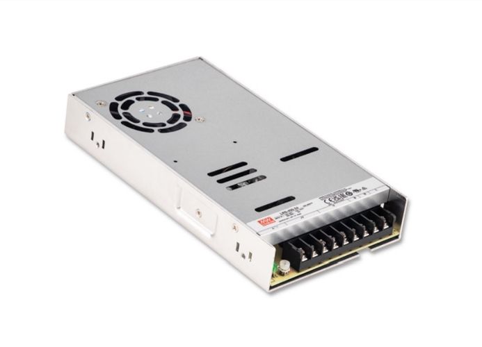 Impusu barošanas bloks 450W economical low profile 24V 18.8A, MEAN WELL LRS-450-24