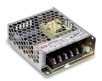 Impulsu barošanas bloks 15V 3.4A slēgts MEAN WELL LRS-50-15