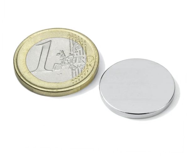 Magnēts Ø20x02mm NdFeB N45 MAG/20x2/NEO