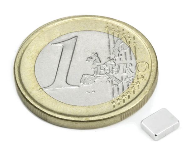Magnēts 5x4x1.5mm NdFeB N48 MAG/5x4x1.5/NEO