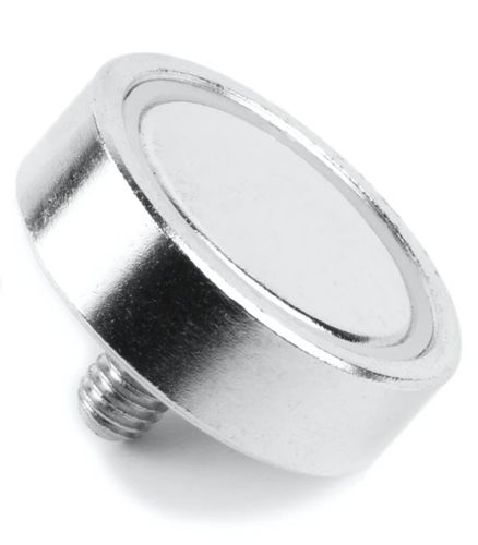 Magnēts ar montāžas vītni M5 Ø25x8mm NdFeB MAG/THREAD/25 7640155432627