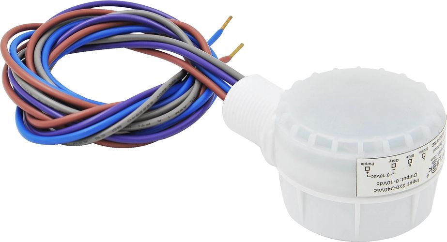 MERRYTEK microwave motion sensor 12m M20 3-step DIM 0-10V IP65 MC628V-RC 5907777476395