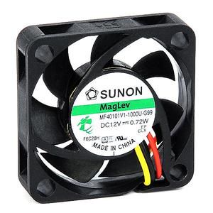 Ventilators 40x40x10mm 12VDC 0.72W 13.52m³/h 27dBA ar apgriezienu indikatoru SUNON RoHs MF40101V1-1000U-G99