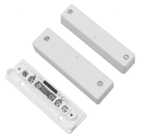 Ārējais magnētiskais kontakts, NC, 85x25x20mm, līdz 50mm, balts MKUDB020