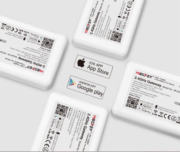 LED vadība sistēmas Mi Light Bezvadu stacija Wi-Fi GATEWAY, MiBoxer ML-WL-BOX1 6970602180766