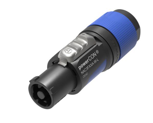 Savienotājs PowerCon® NAC3FXXA kabeļa stiprinājums NEUTRIK NTR-NAC3FXXA-W-L