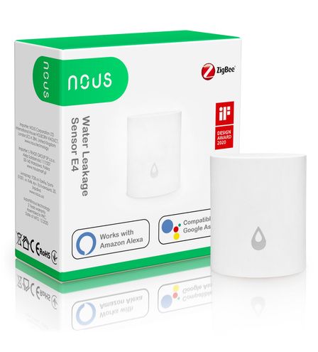 SMARTis ūdens noplūdes sensors E4, ZigBee, TUYA / Smart Life, NOUS NOUS-E4 5907772033883