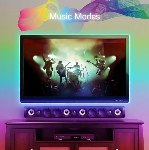 Digitālā LED lente RGB IC WIFI  F4, 5m, 24W, TUYA / Smart Life NOUS-F4 5907772033562