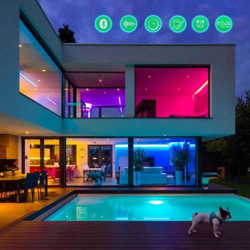 Viedā RGB Bluetooth LED lente F1, 5m, 24W, TUYA / Smart Life NOUS-F6 5907772033746