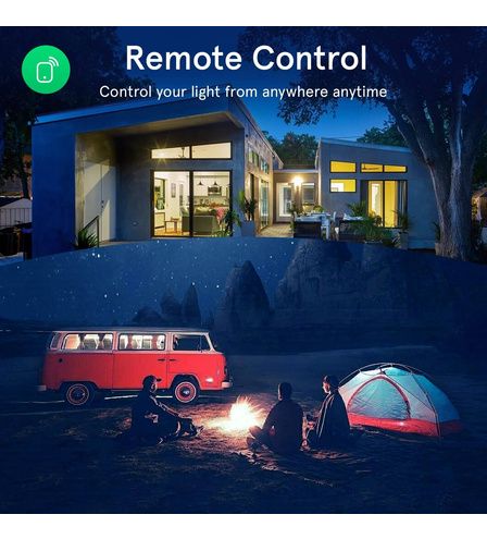 Spuldze LED E27, 230V, 9W, 810lm, 2700K - 6500K, RGB, SMART Wi-Fi, vadāms caur aplikāciju, TUYA / Smart Life, P3, NOUS NOUS-P3 5907772033142