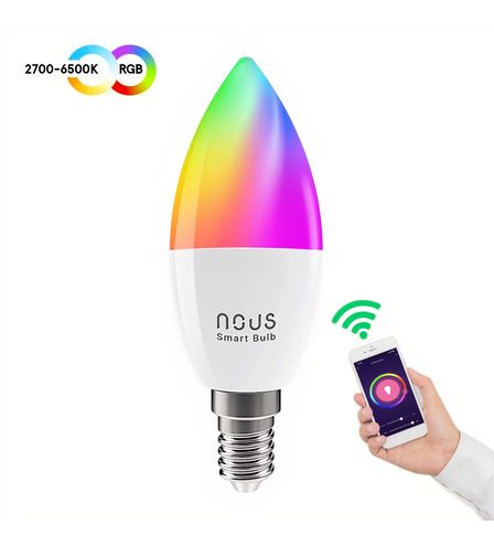NOUS P4 Smart WIFI Bulb RGB E14, TUYA / Smart Life NOUS-P4 5907772033173