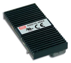 Sprieguma pārveidotājs DC/DC 22-72V: +12V 830mA NSD10-48S12