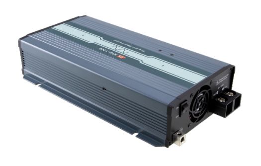 Automašīnas sprieguma pārveidotājs 12Vdc/230Vac 1200W(2000W) ar sinusoidālu izejas spriegumu, MEAN WELL NTS-1200-212EU