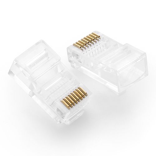 Tīkla spraudnis RJ45 (8P8C) CAT5/5e UTP cietam vai savītam kabelim (100gab.) UGREEN/50246 6957303852468