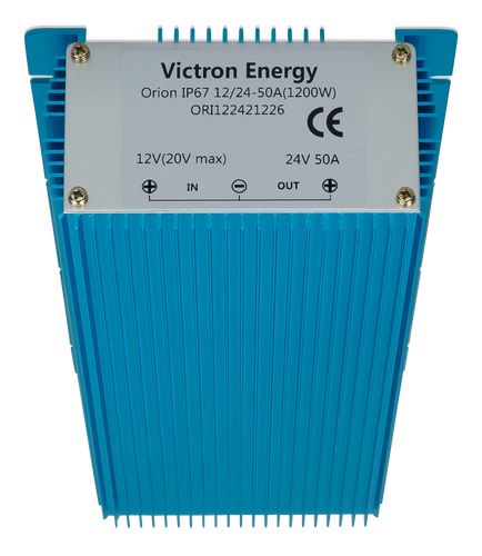 Sprieguma pārveidotājs DC/DC 12V:24V 50A (1200W) Orion, NAV  izolēts, IP67, Victron energy ORI122421226 8719076048534