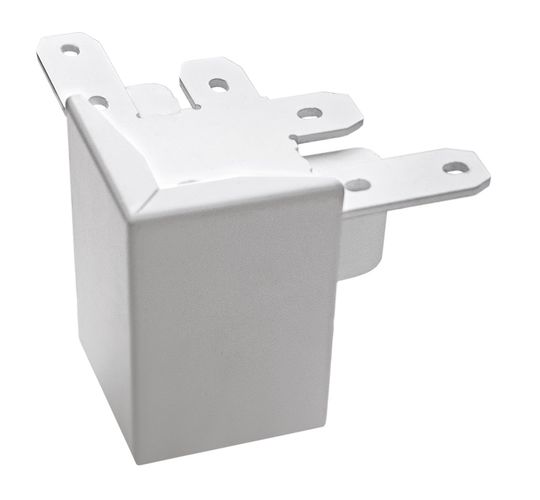 Ārējais savienojuma elements lineārajiem gaismekļiem RAGGIO, divi gali 90°, balts, ORO ORO18062 5902533197774