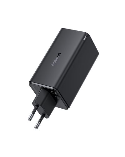 Sienas ātrais lādētājs GaN6 Pro 100W 2xUSB-A + 2xUSB-C QC PD ar USB-C kabeli 1 m, melns P10162705112-00 6932172644505