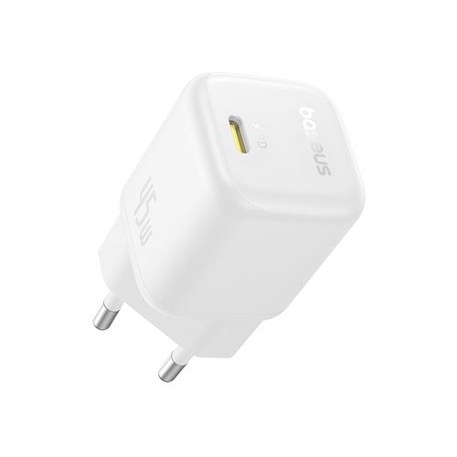 Sienas ātrais lādētājs PicoGo GaN 45W USB-C QC PD, balts P10176800213-00 6932172678388