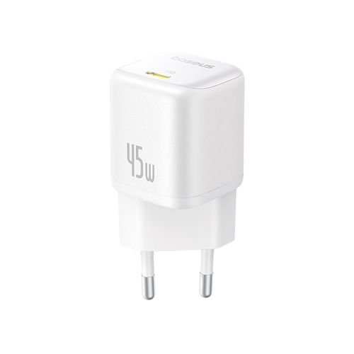 Sienas ātrais lādētājs PicoGo GaN 45W USB-C QC PD, balts P10176800213-00 6932172678388