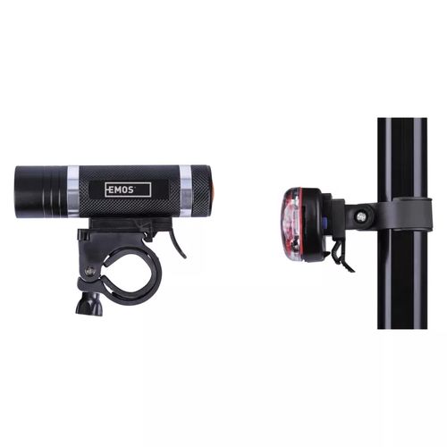 Velosipēda gaisma 150lm baltā un sarkanā signāllampiņa, EMOS P3920 8592920029848