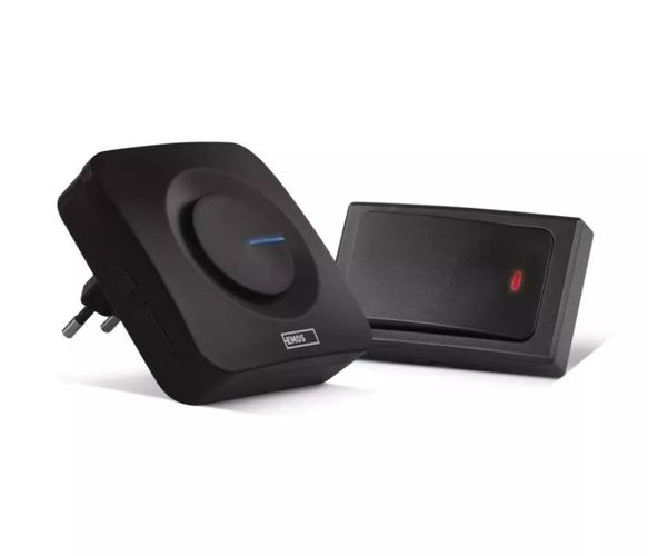 Bezvadu durvju zvans, melns, 230Vac, EMOS P5729B 8592920105948