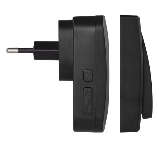 Bezvadu durvju zvans, melns, 230Vac, EMOS P5729B 8592920105948