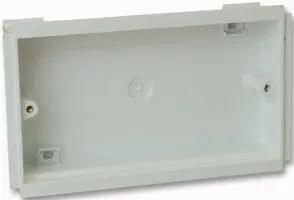 MOUNTING BOX, 2GANG, 25MM DEEP, WHITE VTS/7025 WHI
