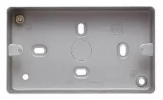 BOX-2 GANG WITH KNOCKOUTS K2214ALM