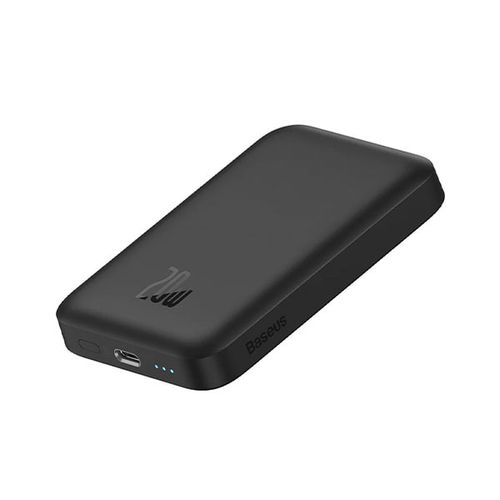 LiPo magnētiskā powerbanka 20000mAh 20W USB C ar bezvadu uzlādi 15W MagSafe, melna PPCX150001 6932172628789