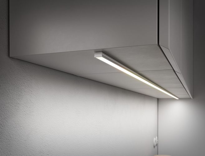 Profilis aliuminis anoduotas baltas LED juostoms paviršinis, A, 2.02m LUMINES PROF-A-2Mw