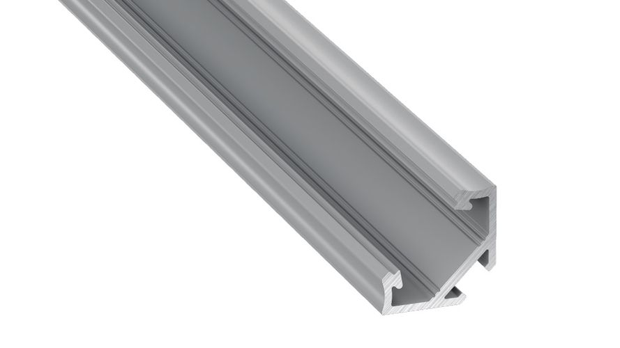 LED profils LUMINES C tipa sudraba anodēts 1 m PROF-C-1Ms 5901854771830