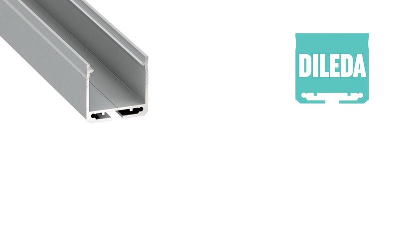 Алюминиевый профиль, DILEDA, 27,4x26,1 мм, 2,02 м, 10-0184-20, LUMINES PROF-DILEDA-2Ms 5902973362466