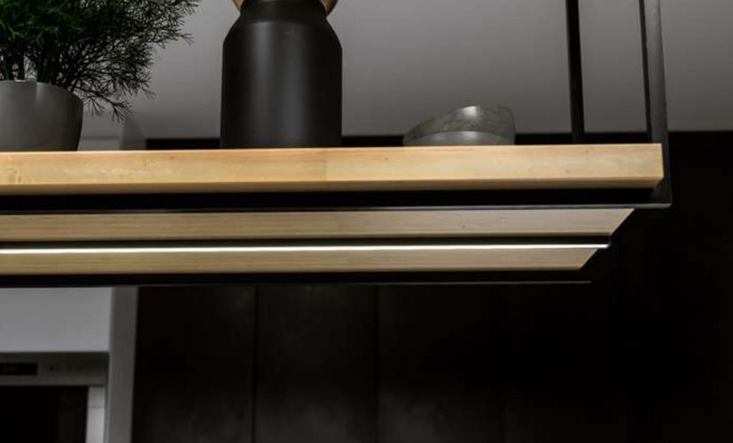 Profils LED lentēm, melni anodēts, plats, DUAL, 3m, LUMINES PROF-DUAL-3Mb 5904405903414; 5907775759995