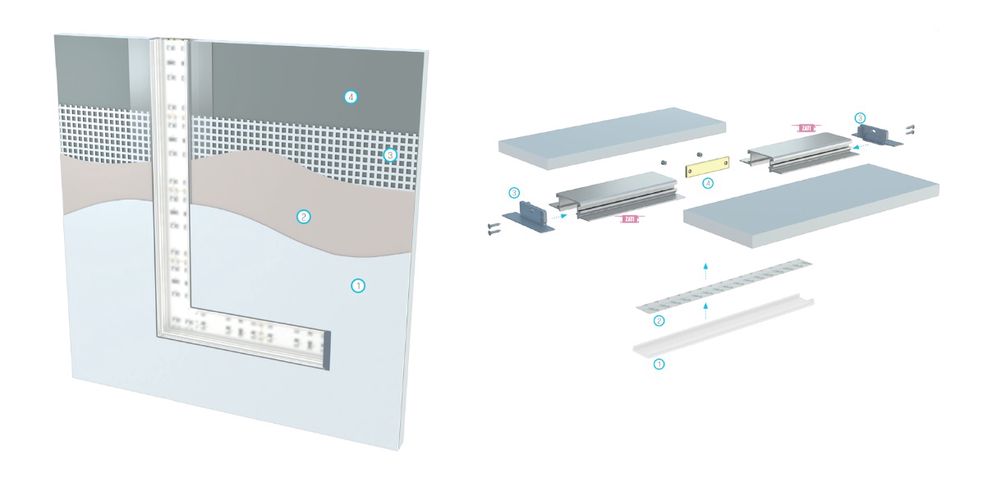 LED alumīnija profils, anodēts, padziļināts, ZATI, 3m LUMINES PROF-ZATI-3Ms 5902973368185