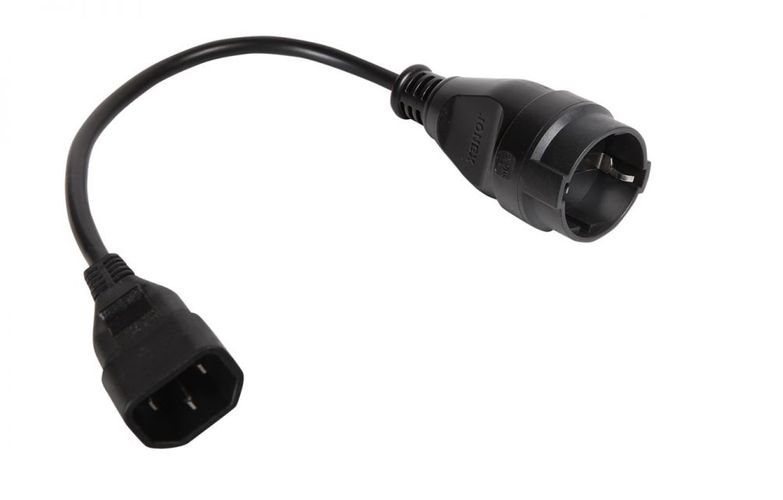 IEC ligzda-spraudnis ar sazemējumu 0.3m 250V/10A PS-PCU170S/0.3 5907570032460