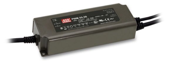 Impulsu barošanas bloks LED 12V 7.5A, ar vadību DALI2, PFC, IP67, MEAN WELL PWM-90-12DA2
