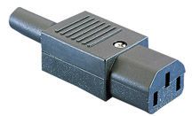 Spraudnis ligzdai IEC C13 vadam 250V 10A Bulgin PX0587