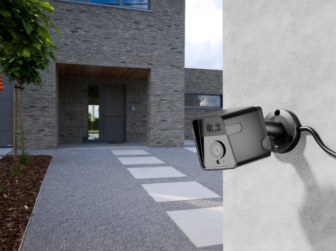 Āra viedā mājas kamera, 2K UHD, 3MP, 104°, IP65, metāla korpuss, TUYA, WOOX R3568 8435606735971