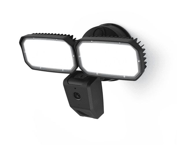 Viedais āra prožektors / Kamera  25W, 1080P, 230V maiņstrāva, divvirzienu audio, PIR noteikšana, sirēna, SD 128Gb, melns, WOOX R4076 8435606711777