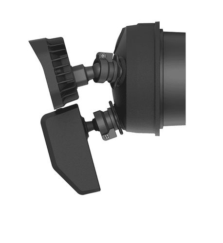 Viedais āra prožektors / Kamera  25W, 1080P, 230V maiņstrāva, divvirzienu audio, PIR noteikšana, sirēna, SD 128Gb, melns, WOOX R4076 8435606711777