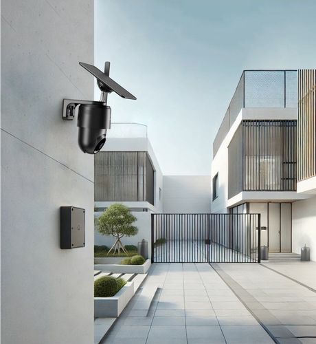 Bezvadu kamera 4G LTE, 3MP, ar SIM un saules bateriju, 9000mAh, USB-C, MicroSD līdz 128GB TUYA R4250 8435606830140