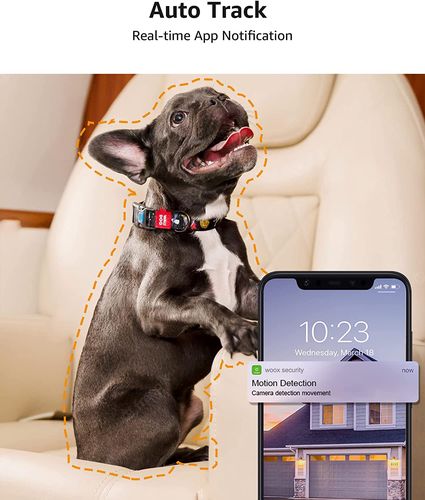 Iekštelpu Full HD viedā PT 360° kamera, 1080P, 5V DC, TUYA / Smart Life R4259 8435606730198