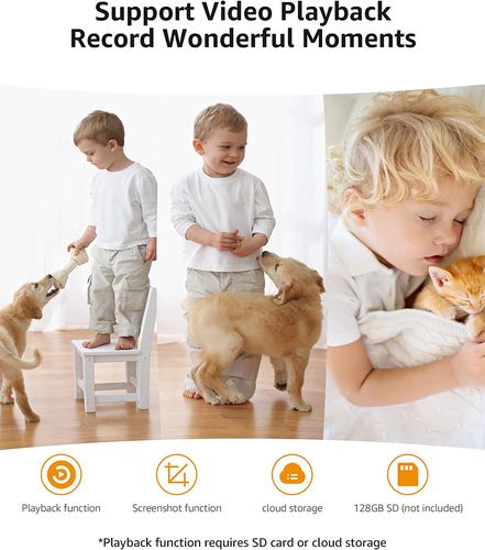 Iekštelpu Full HD viedā PT 360° kamera, 1080P, 5V DC, TUYA / Smart Life R4259 8435606730198